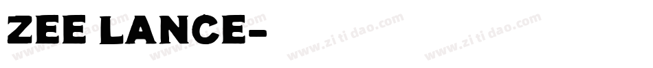Zee Lance字体转换